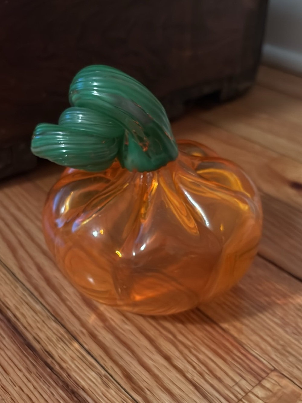 Handblown Glass Pumpkin